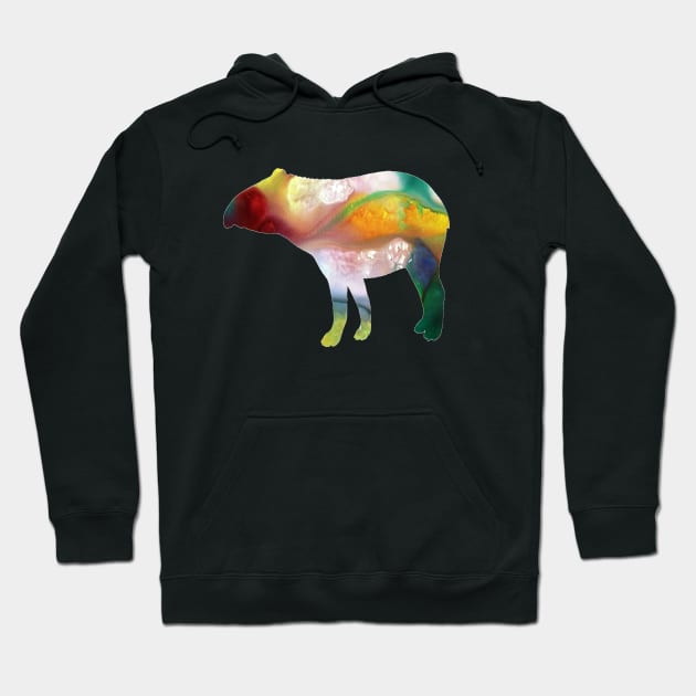 Tapir Art Hoodie by BittenByErmines